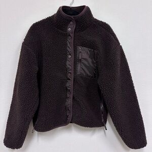 FABLETICS Tahoe Teddy Jacket | Brown | XS | New w/out Tags